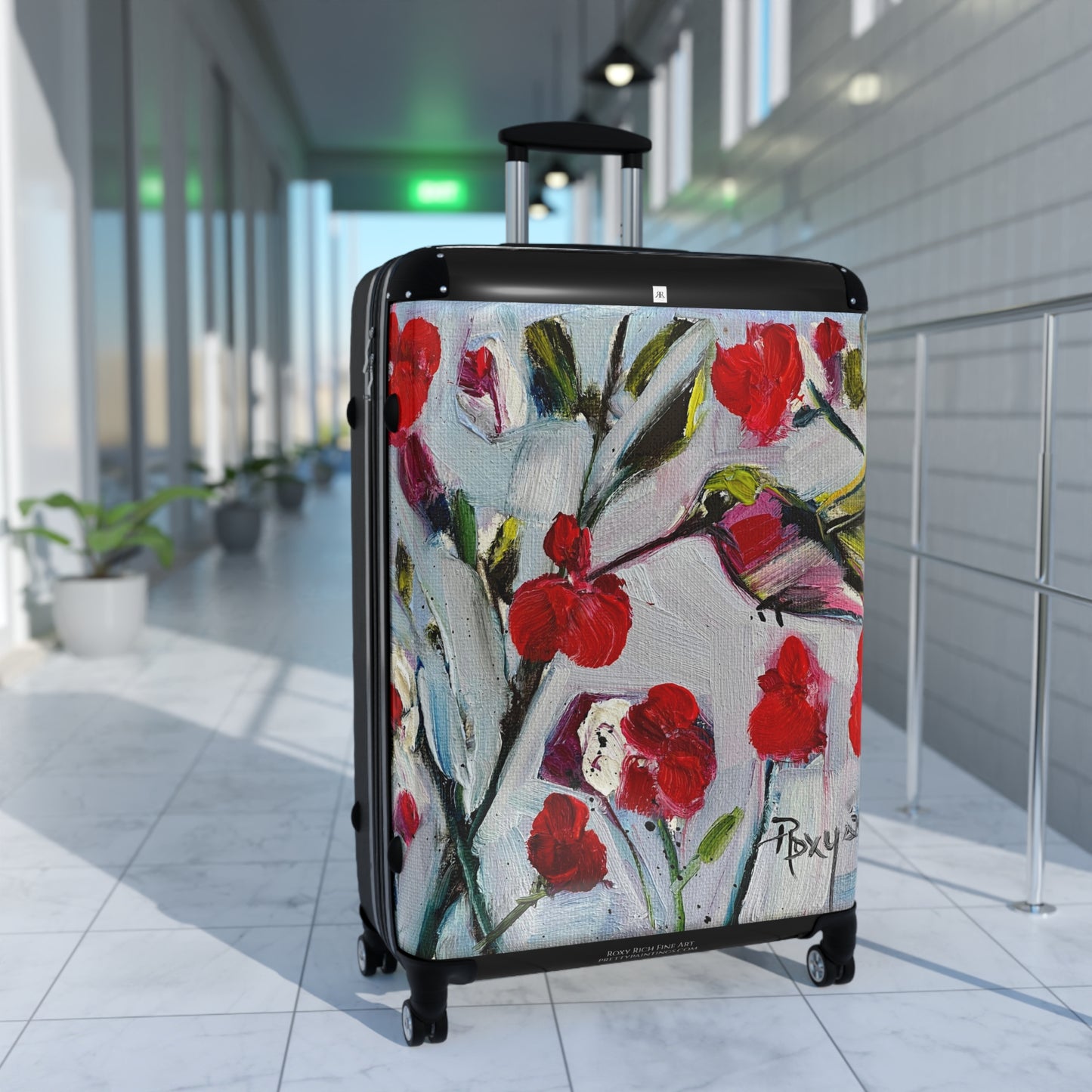 Hotlips Hummingbird Carry on Suitcase (Choose from 3 sizes)