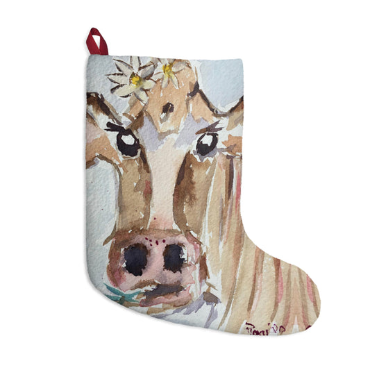 Daisy Mae Cow Christmas Stocking