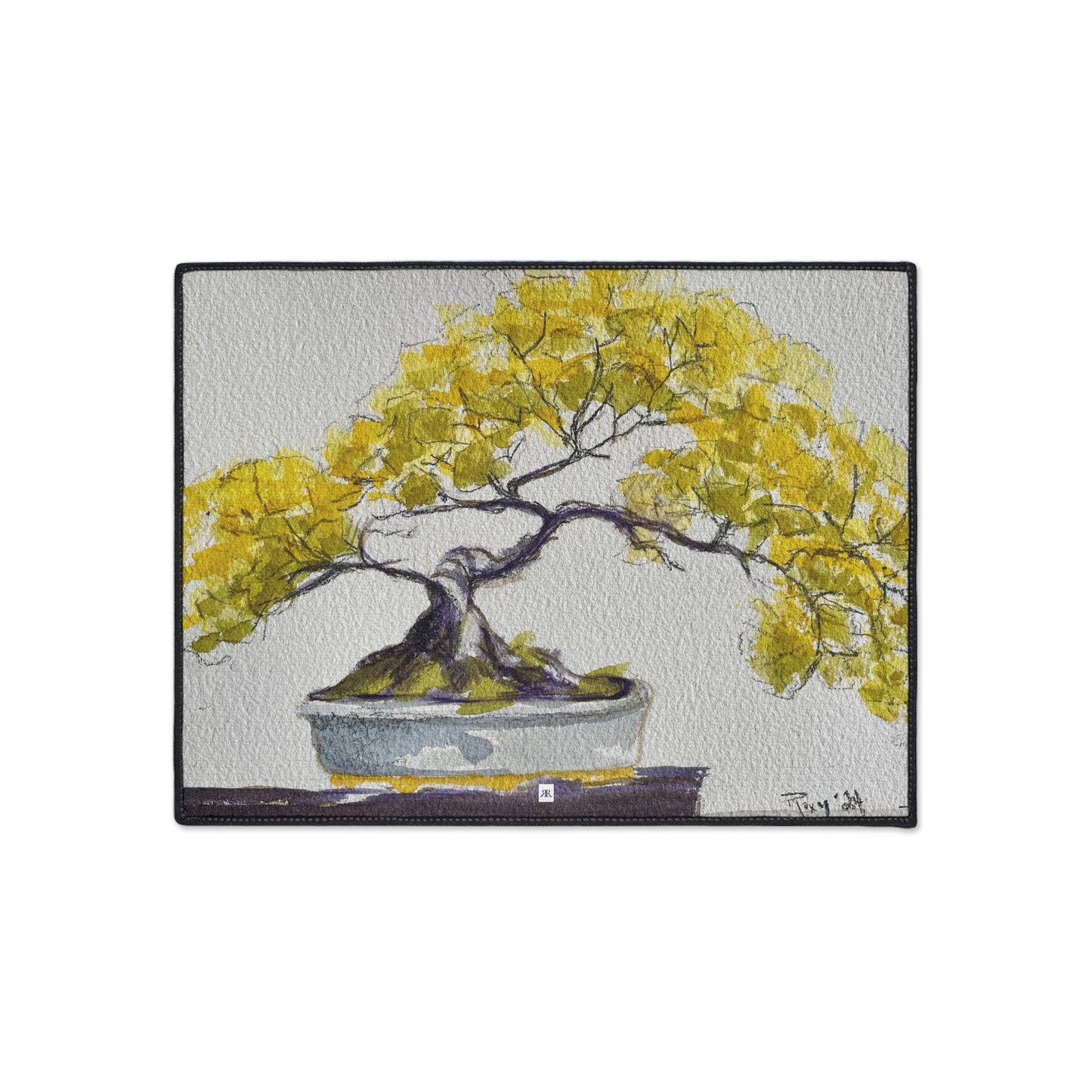 Yellow Bonsai Heavy Duty Floor Mat