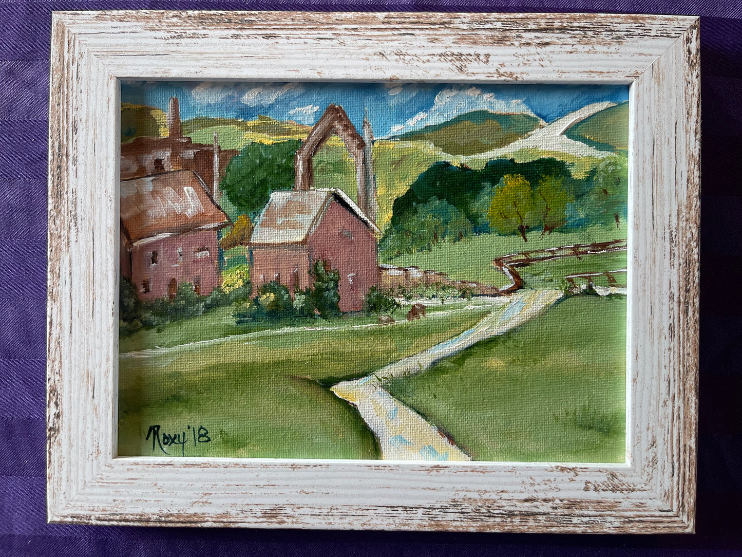 Bolton Abbey Original Oil Painting 6x8 Framed