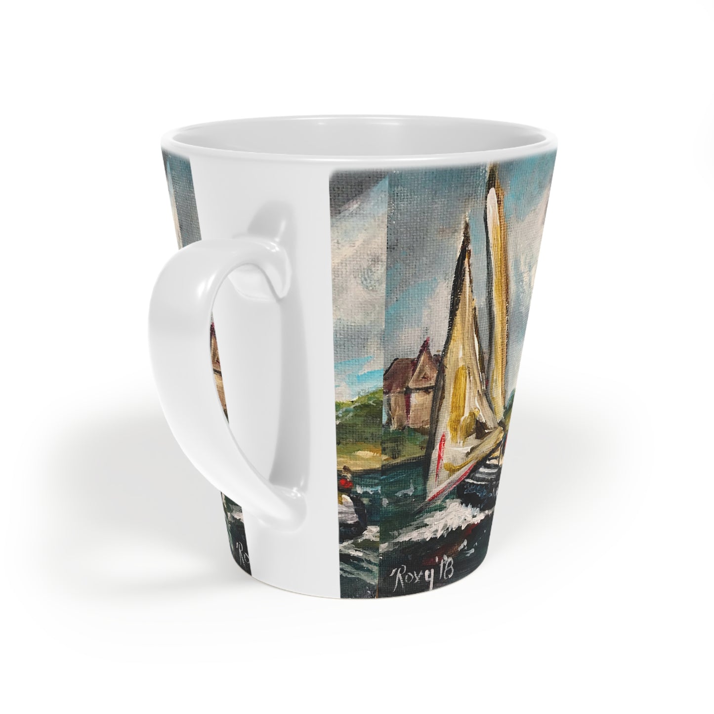 Cape Sailing Latte Mug, 12oz