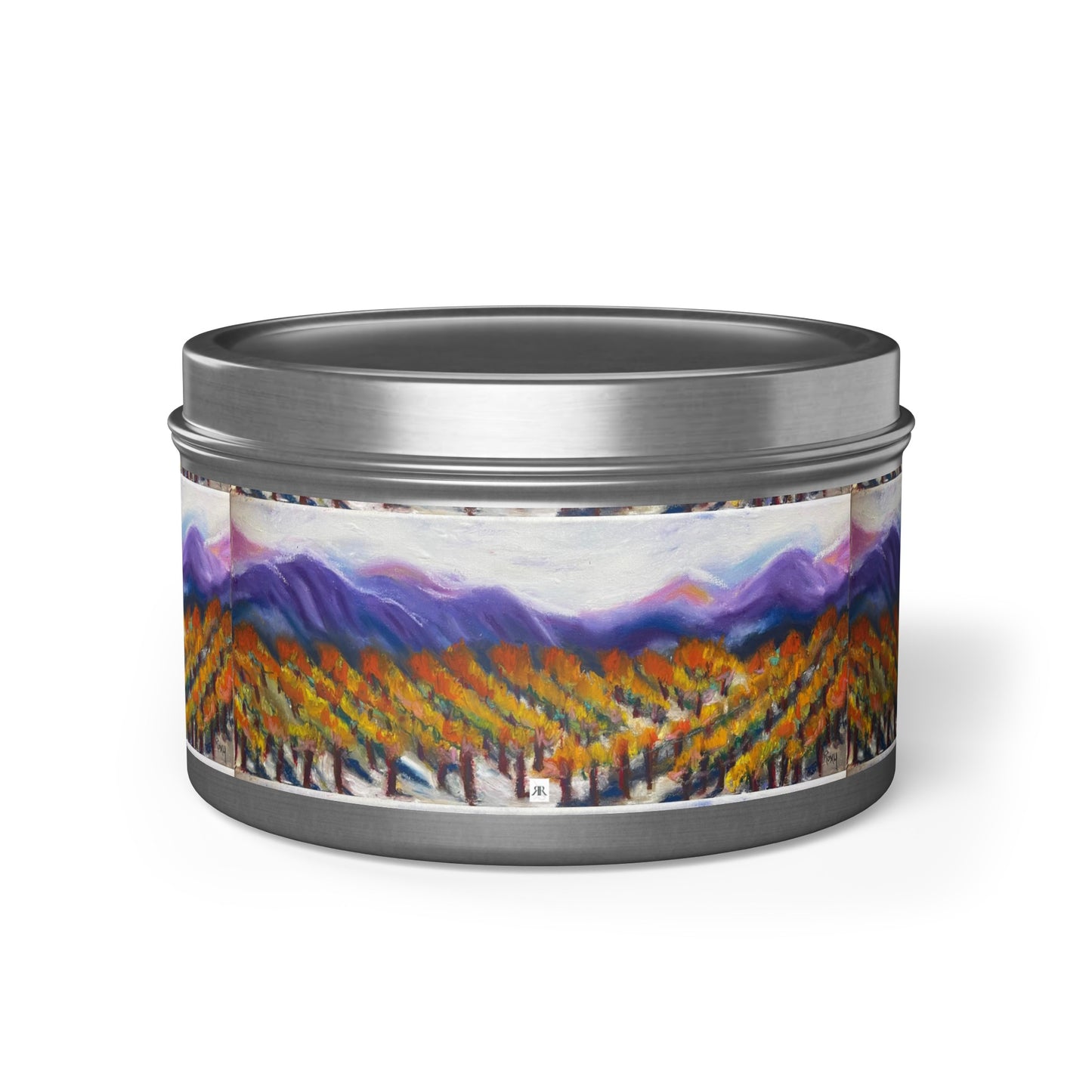 Misty Vines Wine Country Tin Candle