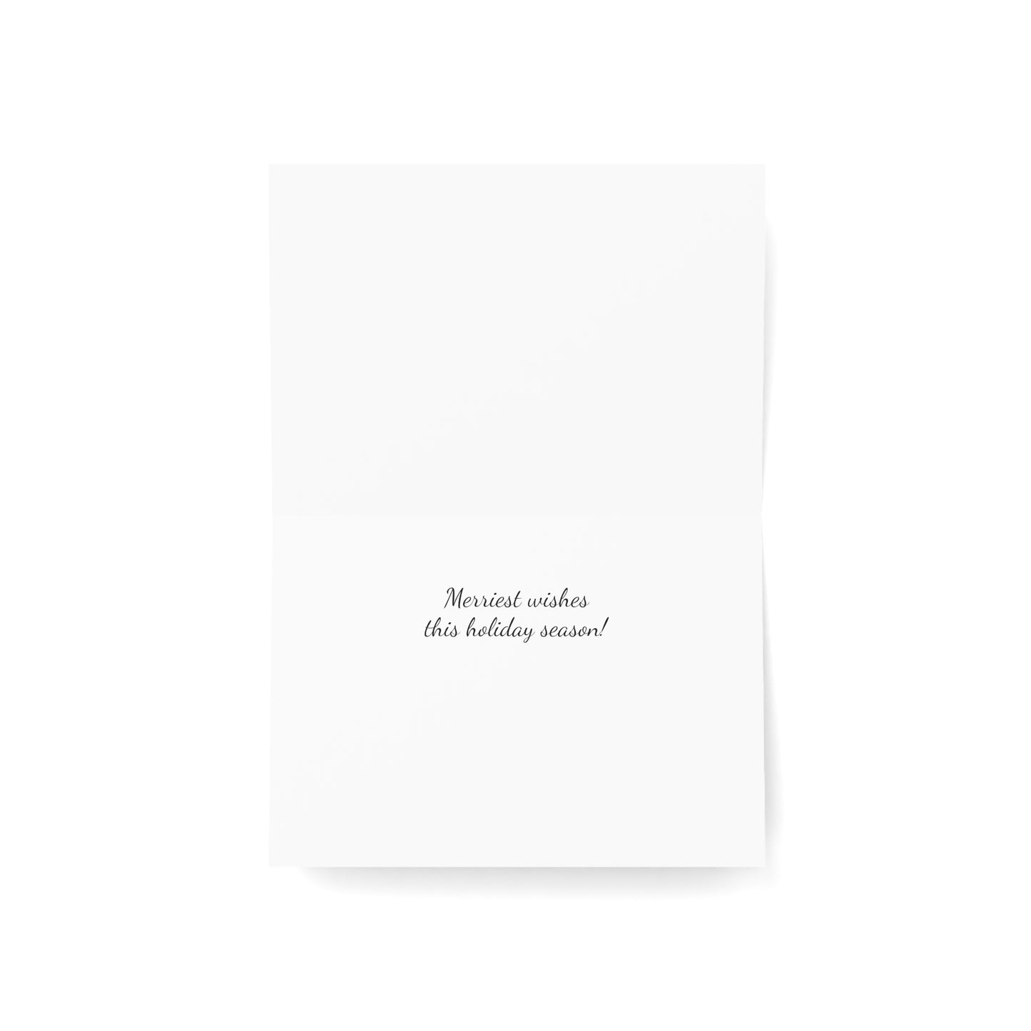 Tarjetas de felicitación de Poinsettias con "Los mejores deseos.."