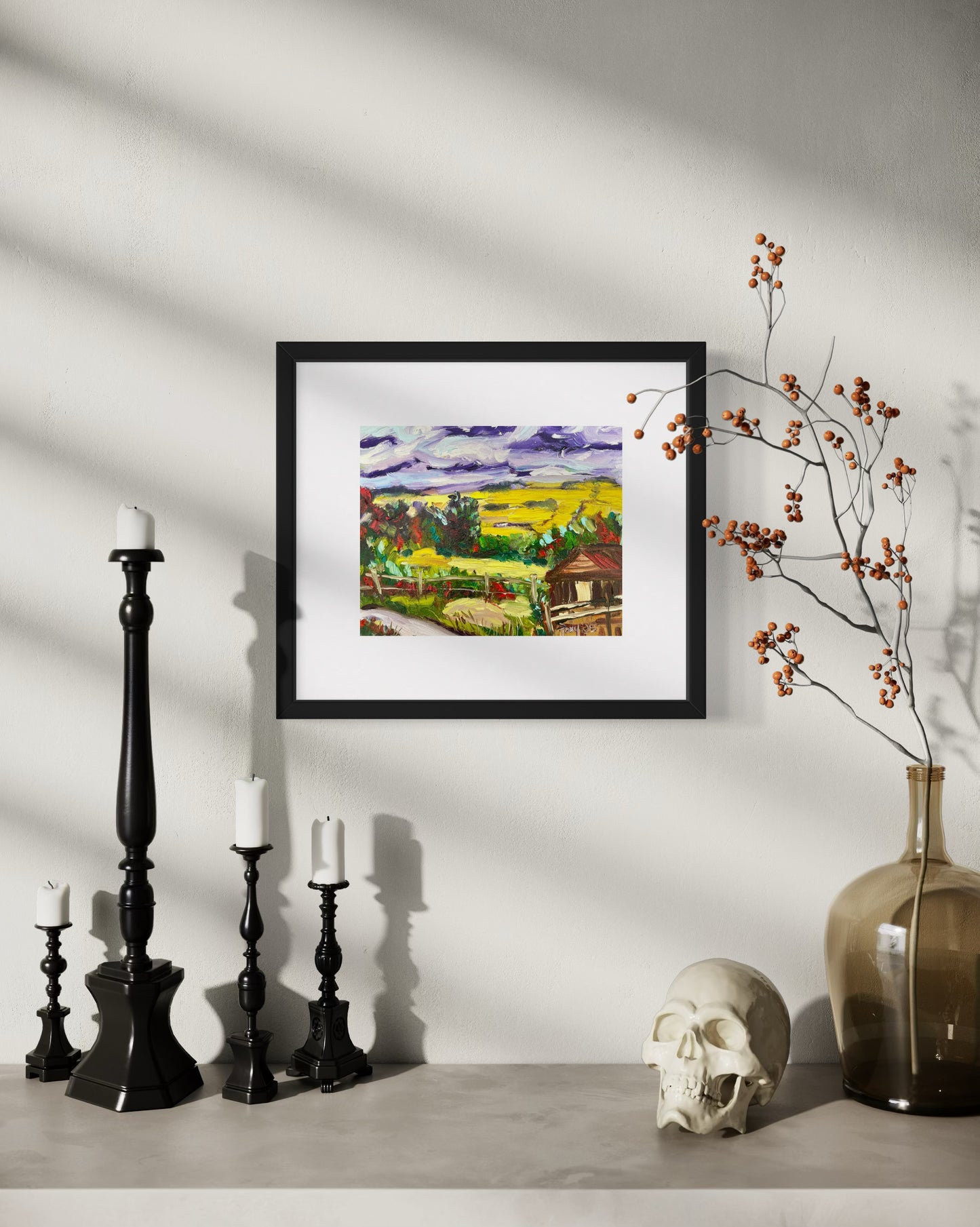 Solitude in Chipping Norton-Cotswolds Original Oil Painting 8 x 10 Framed