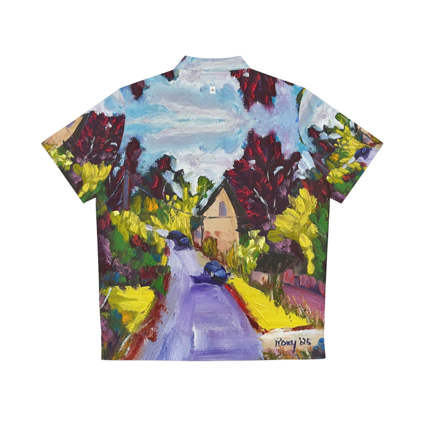 Men's Hawaiian Shirt- Passing Through Whitney-Cotswolds