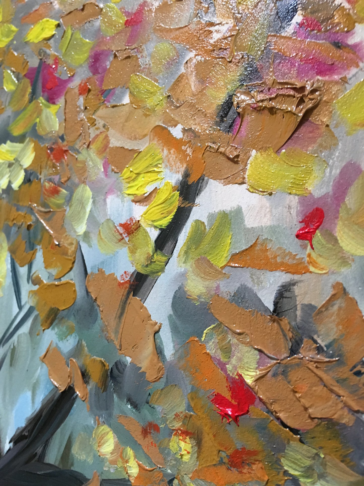 Autumn Retreat Original Oil Landscape Painting Framed