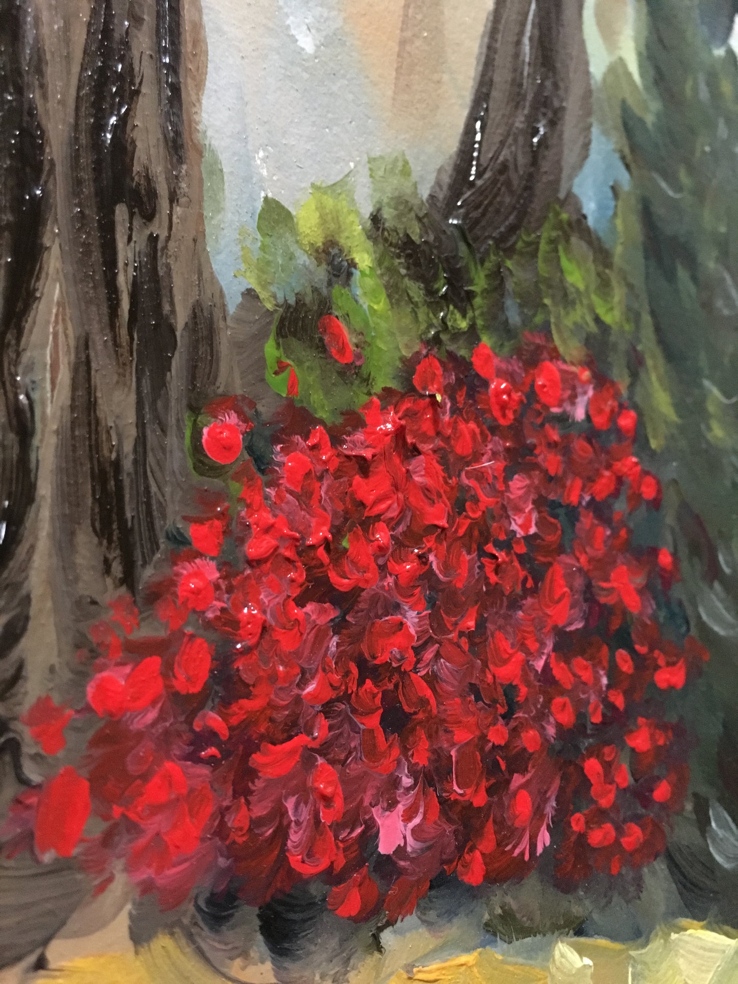 Autumn Retreat Original Oil Landscape Painting Framed