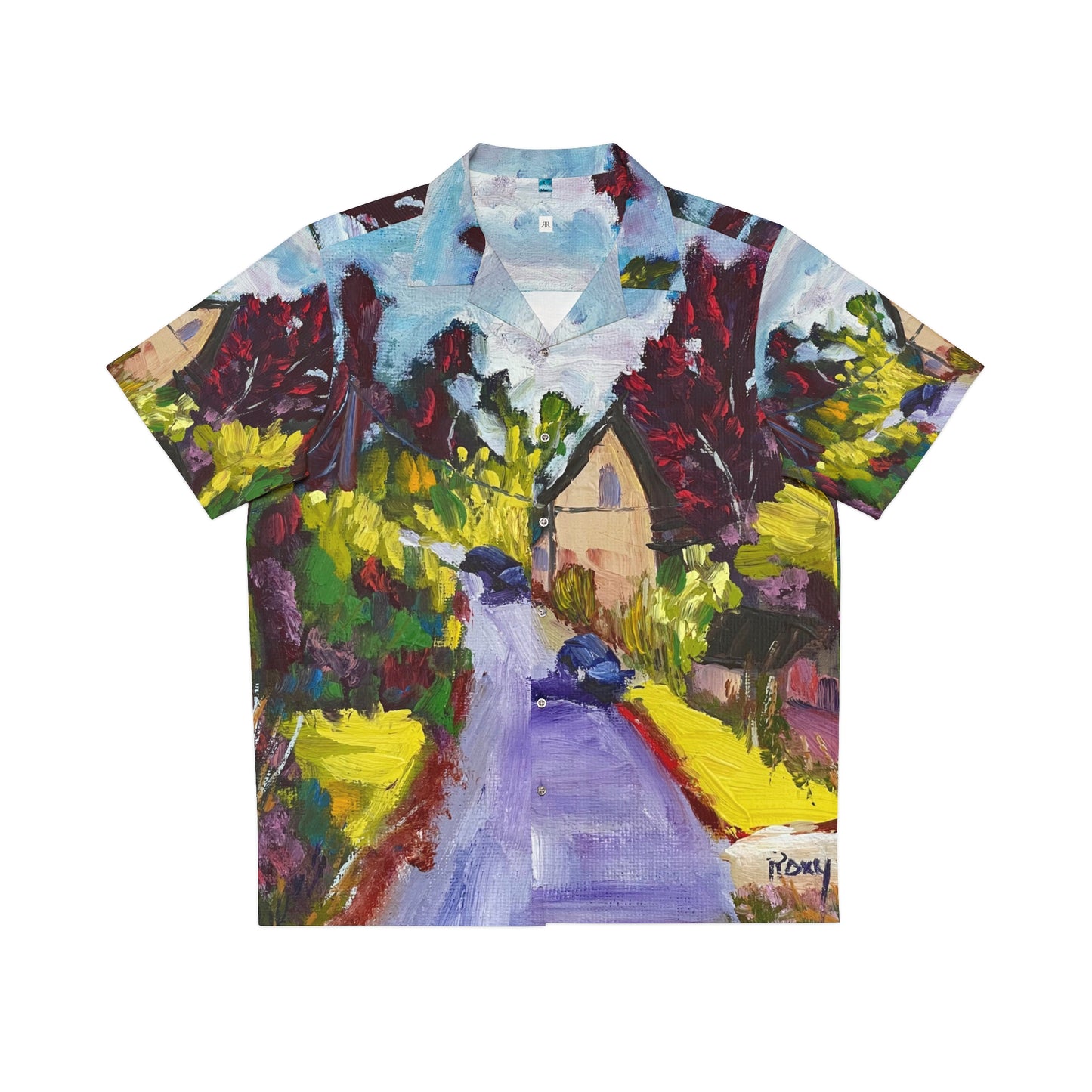 Men's Hawaiian Shirt- Passing Through Whitney-Cotswolds