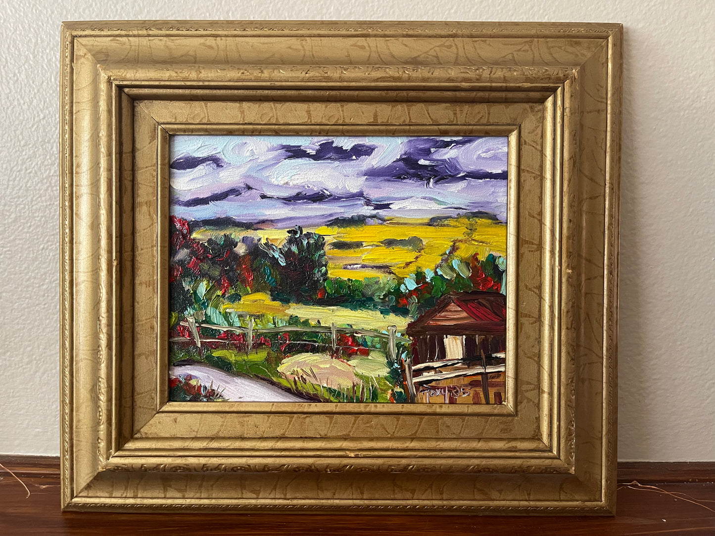 Solitude in Chipping Norton-Cotswolds Original Oil Painting 8 x 10 Framed