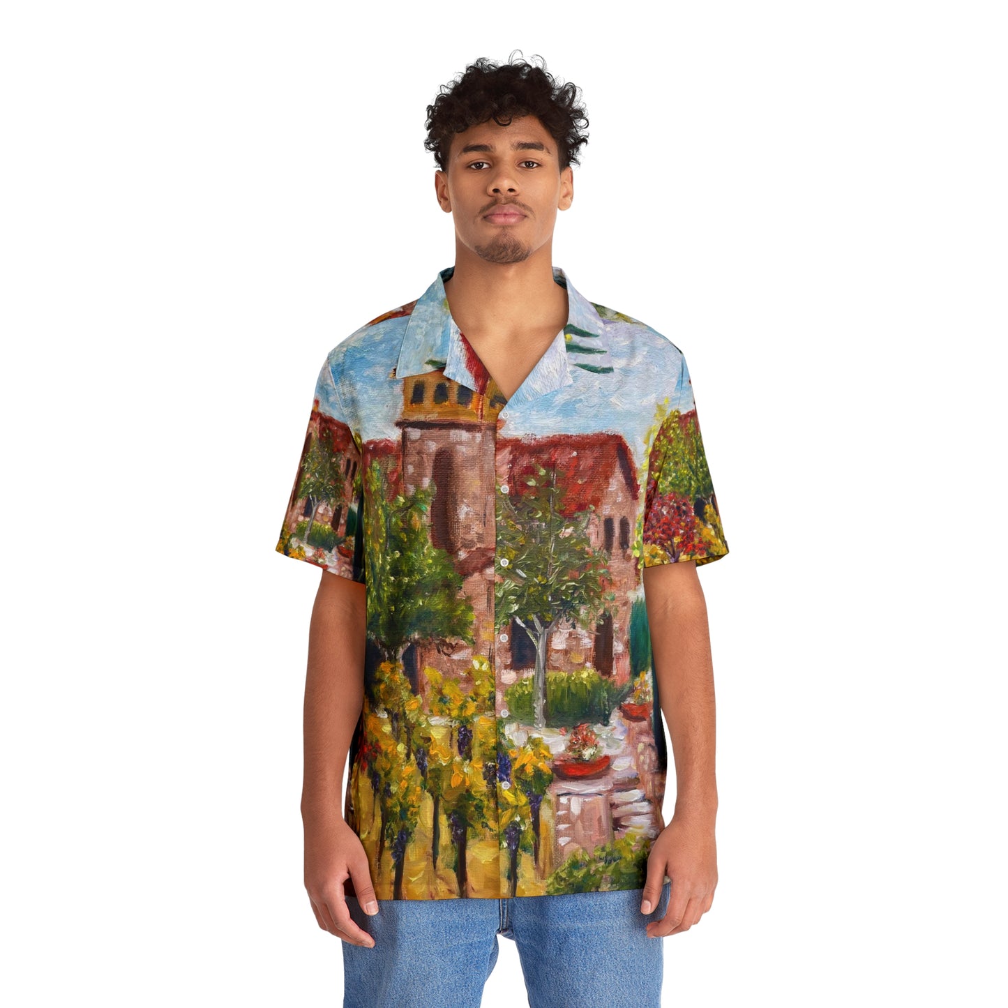 Men's Hawaiian Shirt- Lorimar in Autumn-Temecula