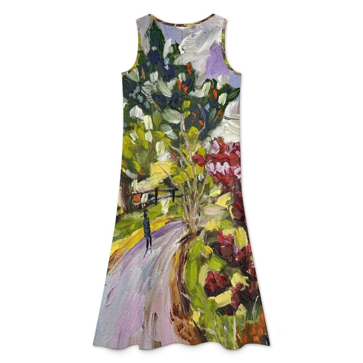 Dreamy Walk in Churchill (Cotswolds) Asymmetrical Dress Sleeveless High-Low Hem Dress