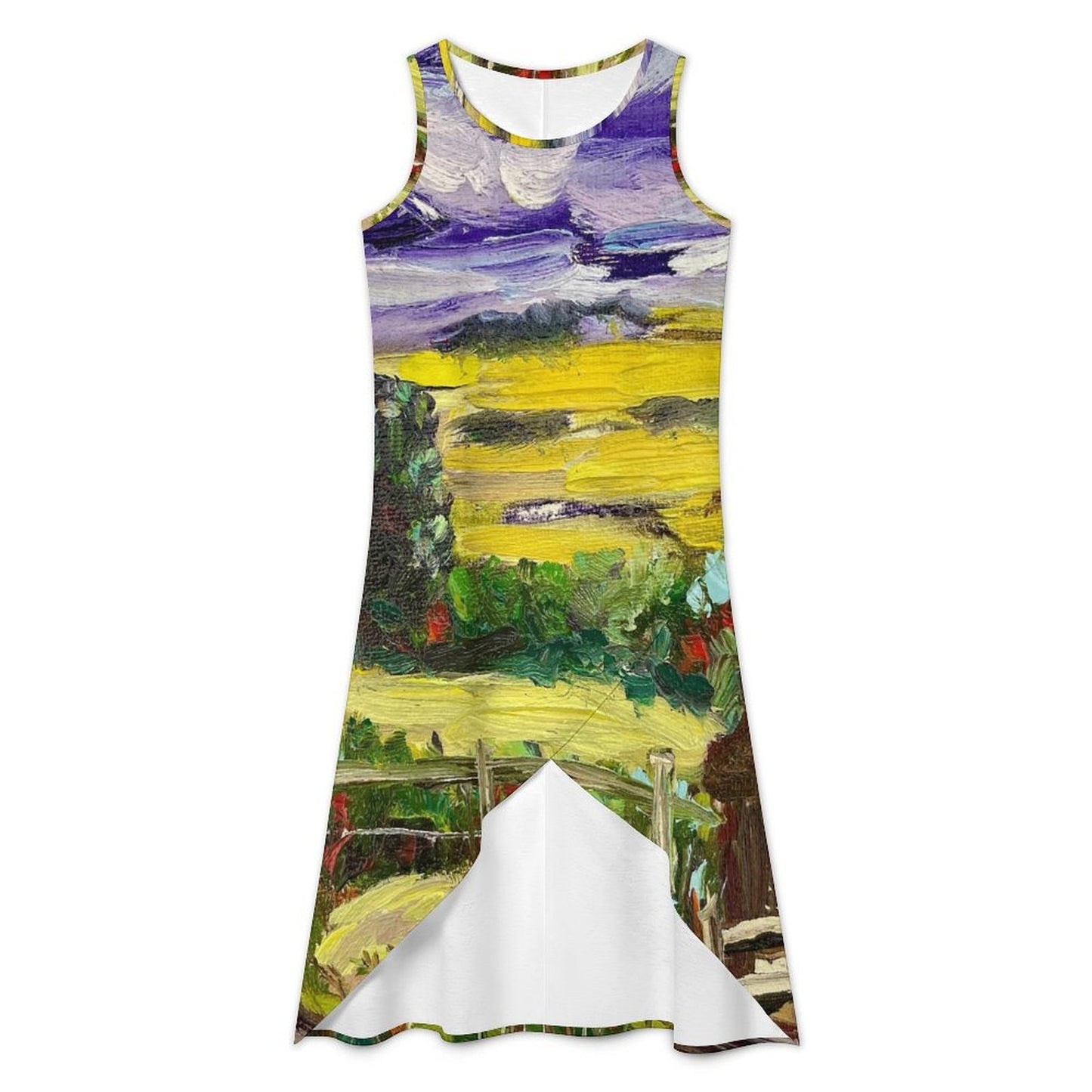 Solitude in Chipping Campden Asymmetrical Dress-Cotswolds Sleeveless High-Low Hem Dress