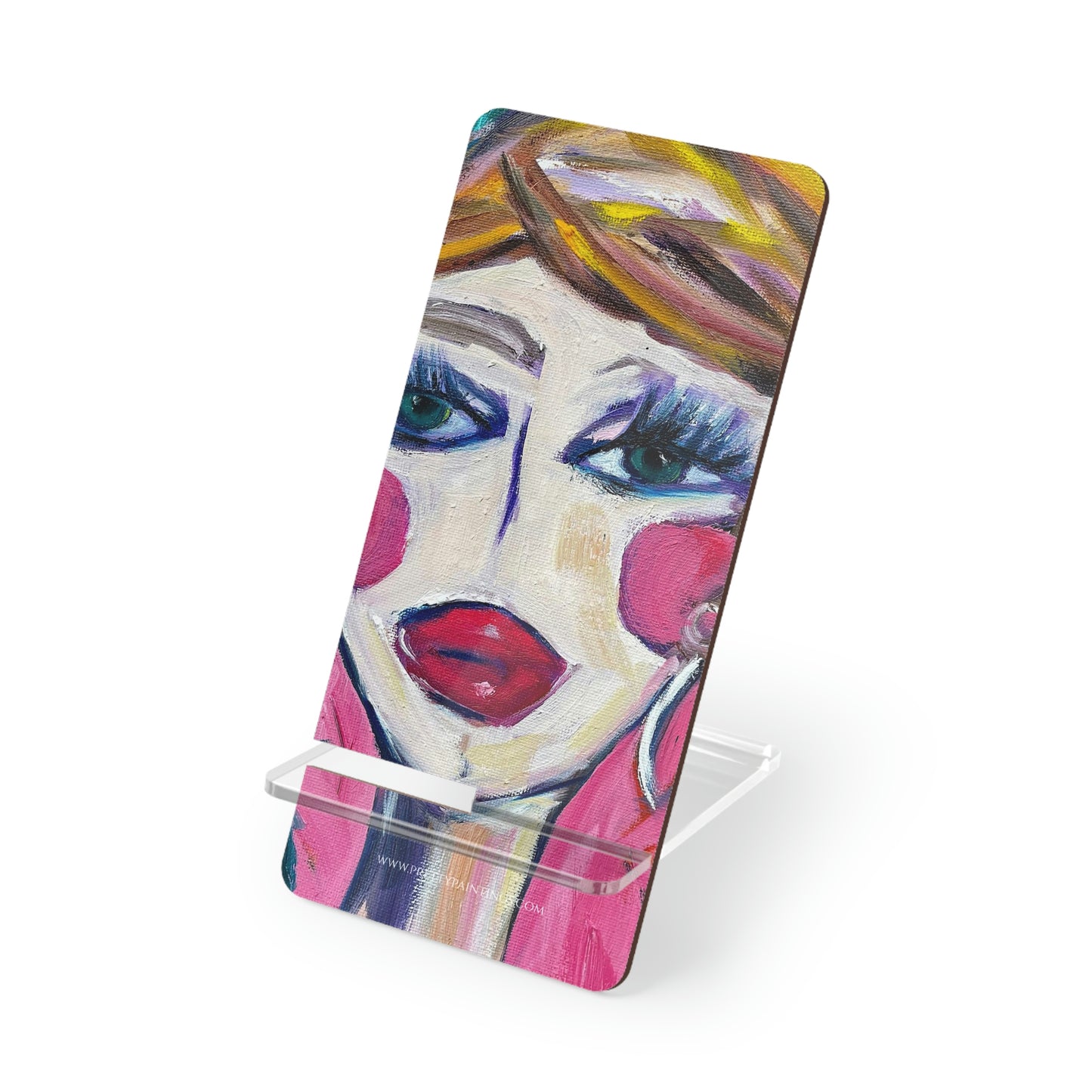 Lady with Irises-Phone Stand