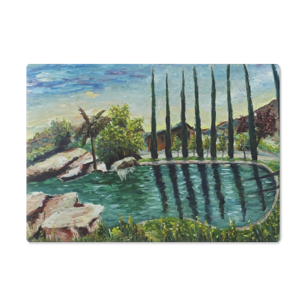 The Pond at GBV Glass Cutting Board