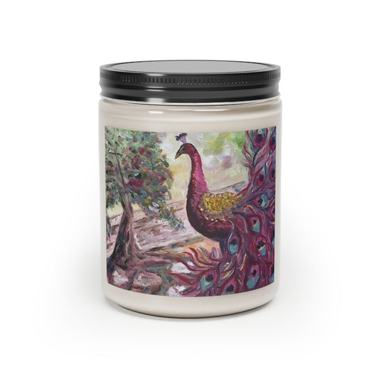 Purple Peacock Cotswolds Candle