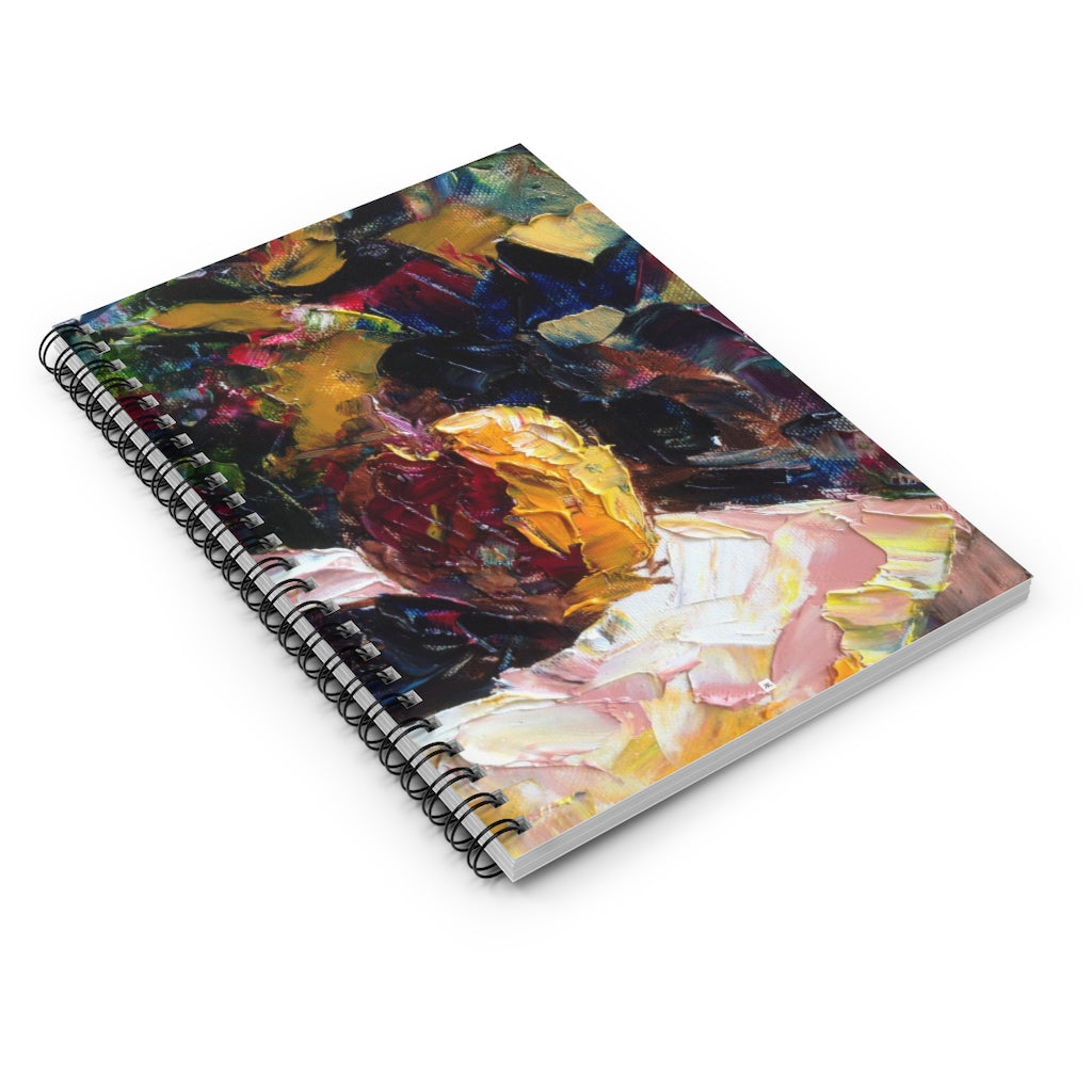Still Life Colorful Thick Texture Apple  Spiral Notebook