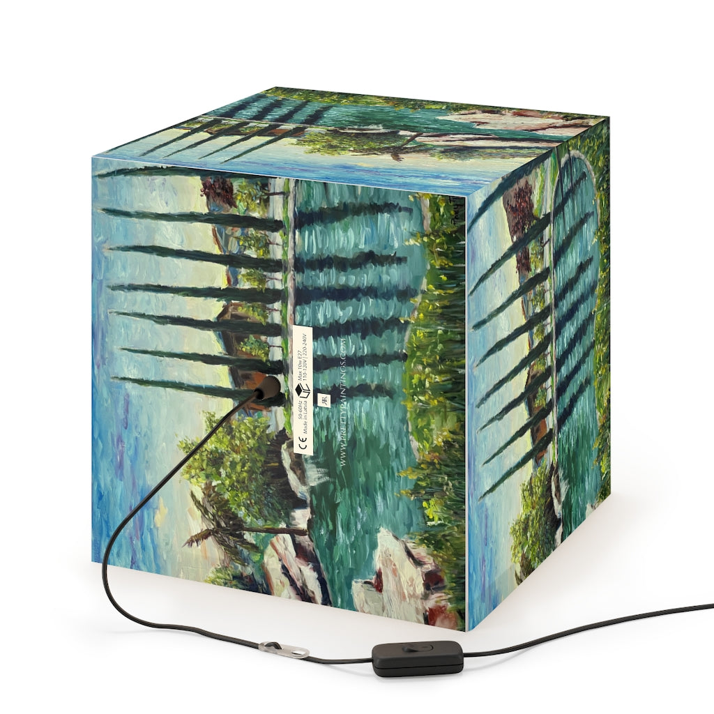 "The Pond"  GBV Winery Cube Lamp