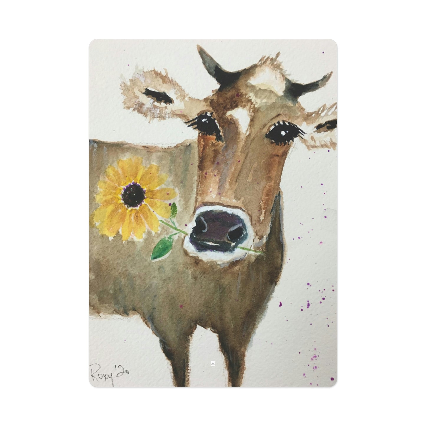 Bonnie -Whimsical Cow- Poker Cards/Playing Cards