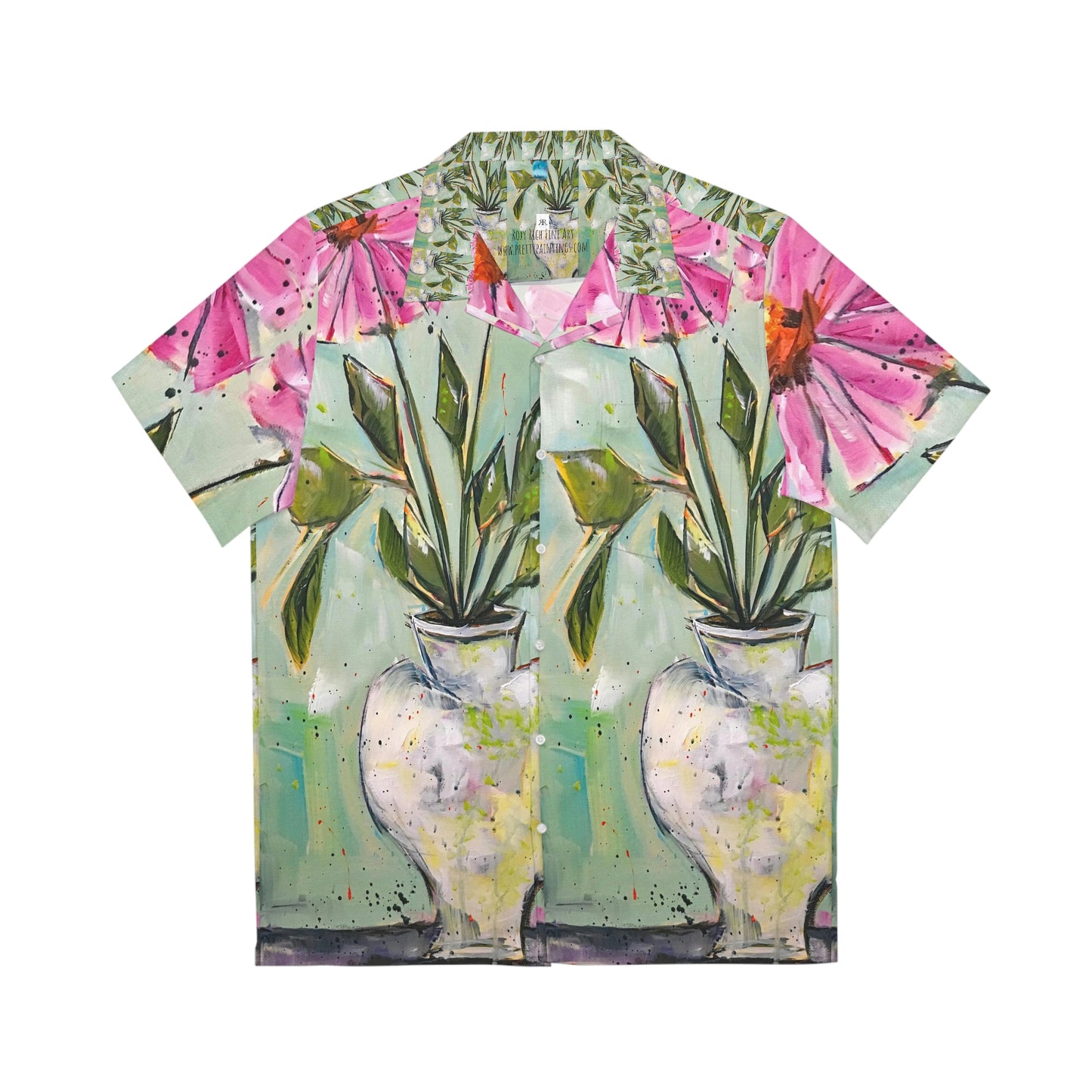 Zinnia Cheerful Men's Hawaiian Shirt