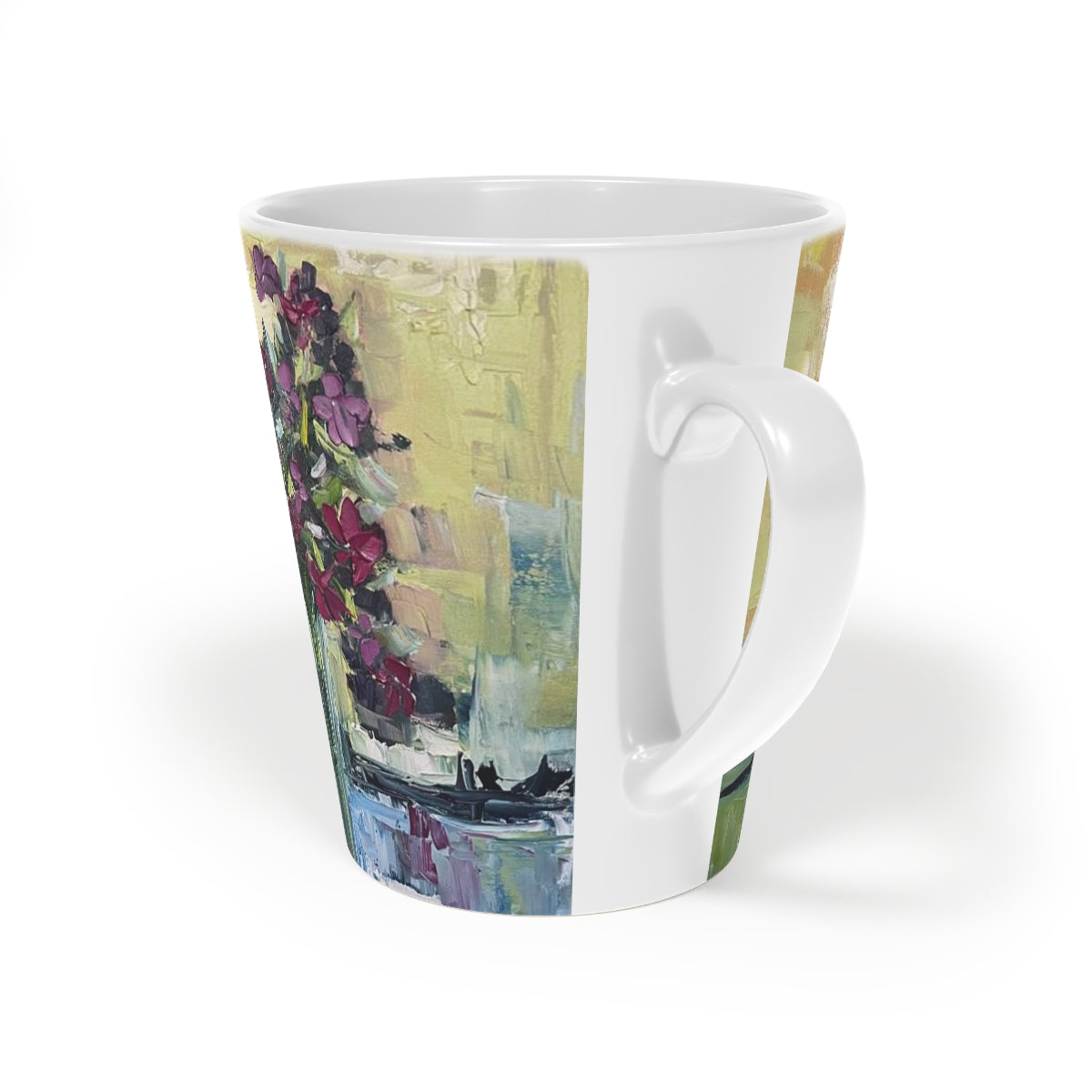 Shabby Wildflowers  Latte Mug, 12oz