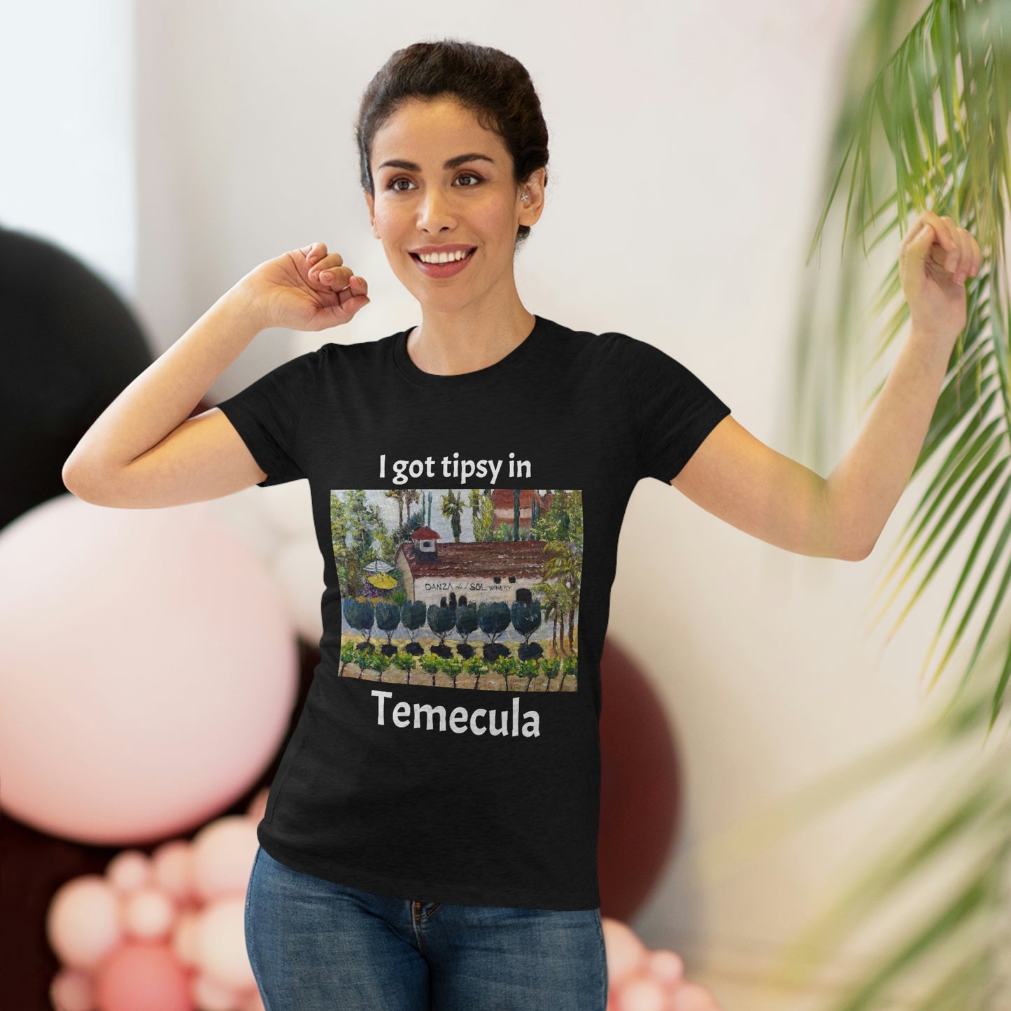 Me emborraché en Temecula Camiseta Triblend ajustada para mujer Temecula camiseta souvenir "Danza Del Sol"