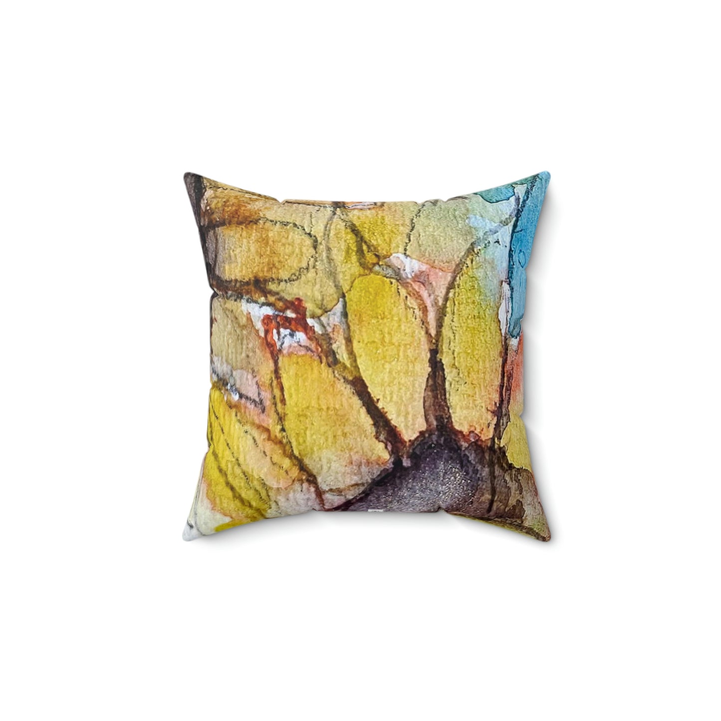 Sunflowers Indoor Spun Polyester Square Pillow