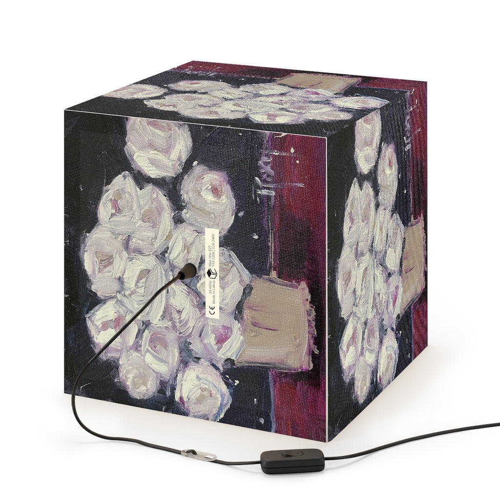 "Midnight Roses"Cube Lamp