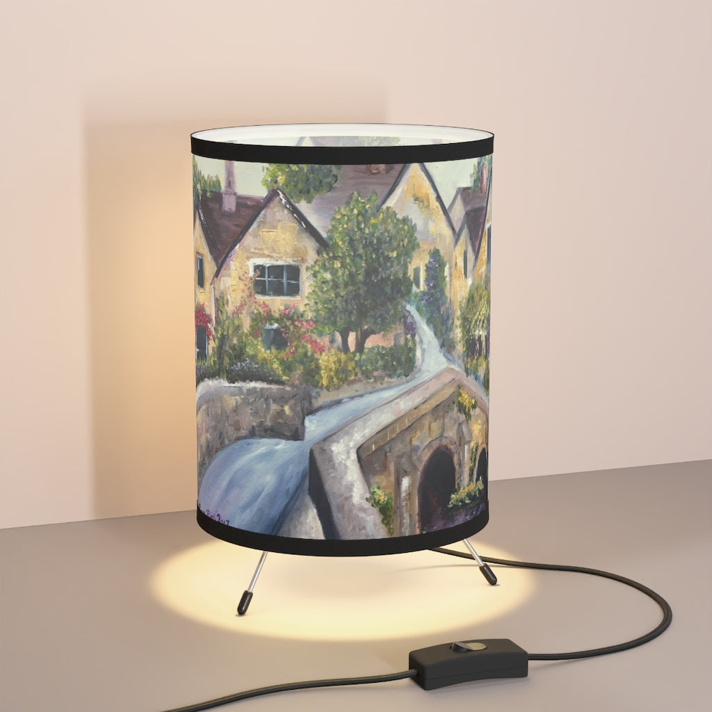 Castle Combe Cotswolds Tripod Lamp