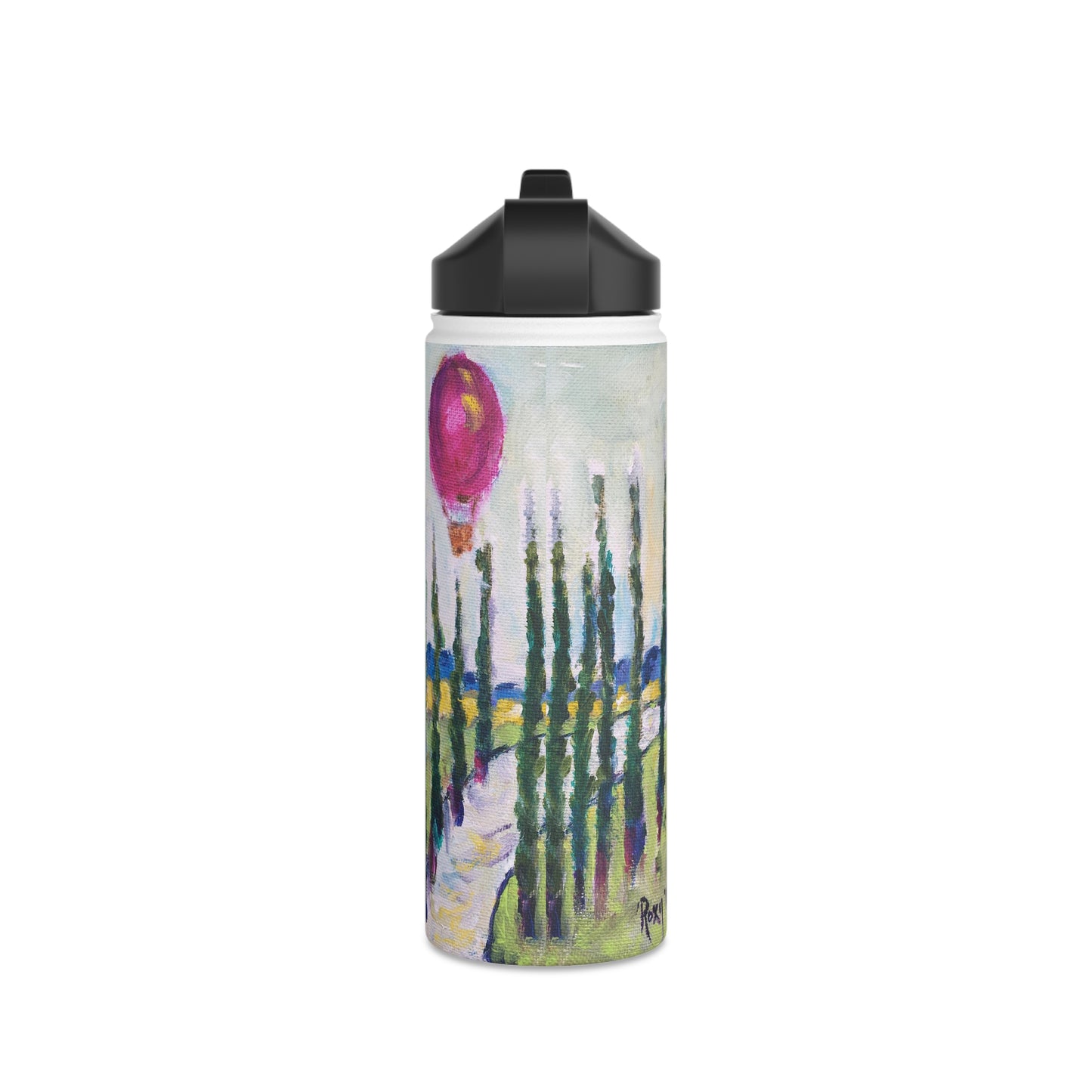 Good Morning Wine Country Temecula Stainless Steel Water Bottle, Standard Lid
