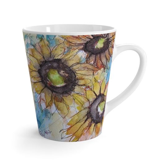 Sunflowers  12 oz Latte Mug