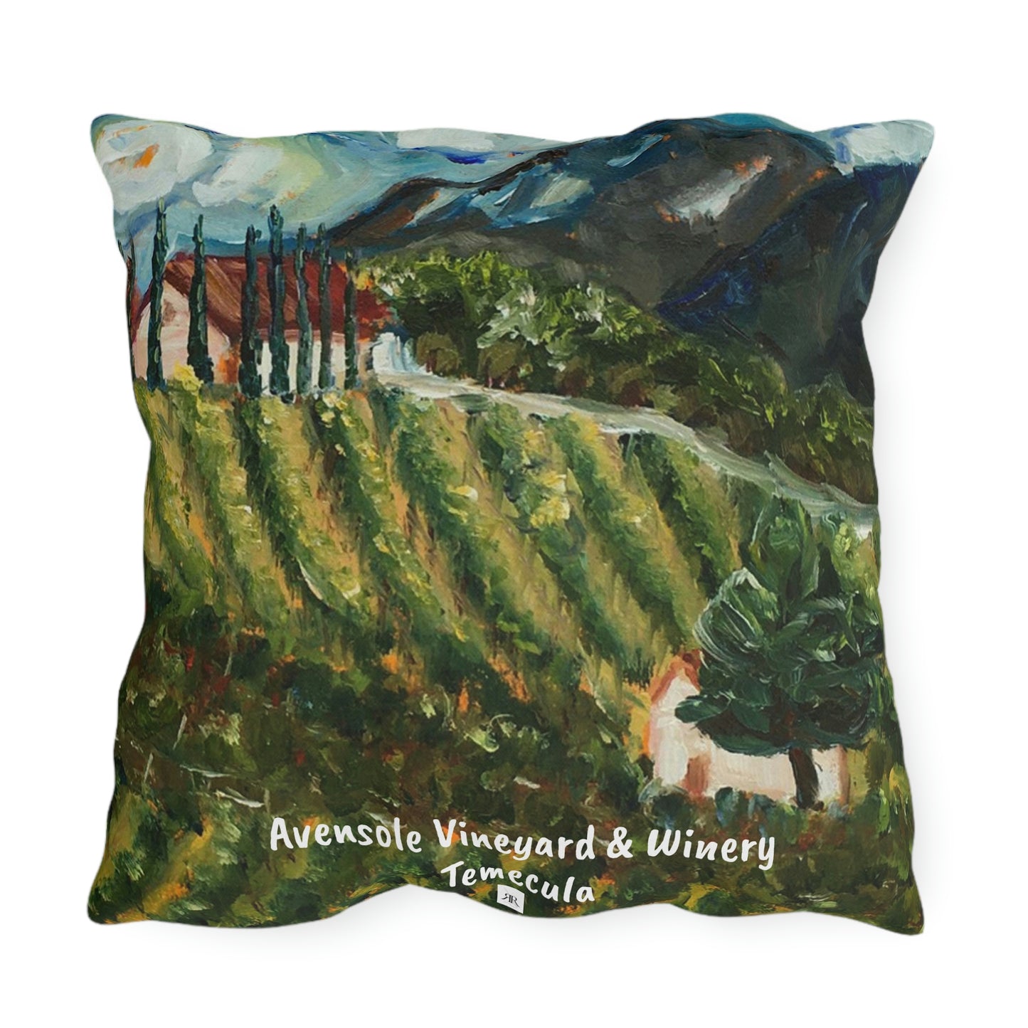 Temecula Outdoor Pillows featuring Avensole Vineyard and Winery