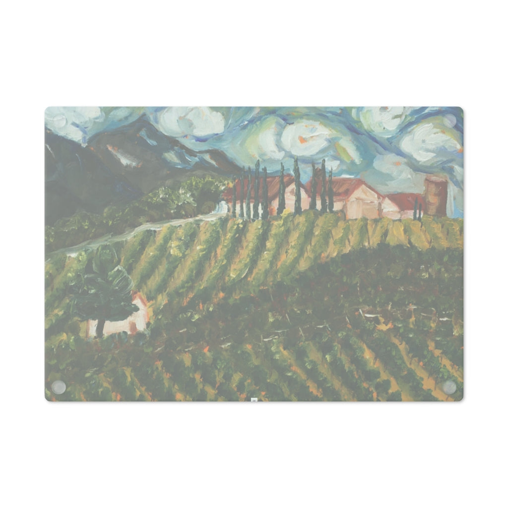 Avensole Vineyard and Winery Glass Cutting Board