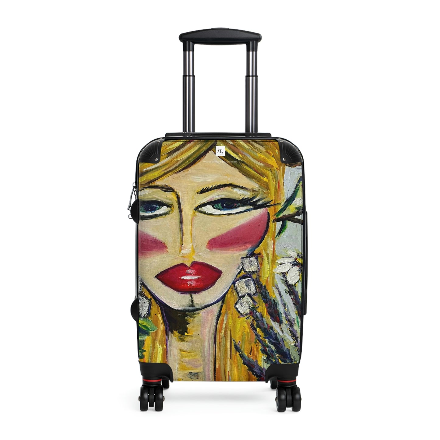 Hummingbird Lady Carry on Suitcase