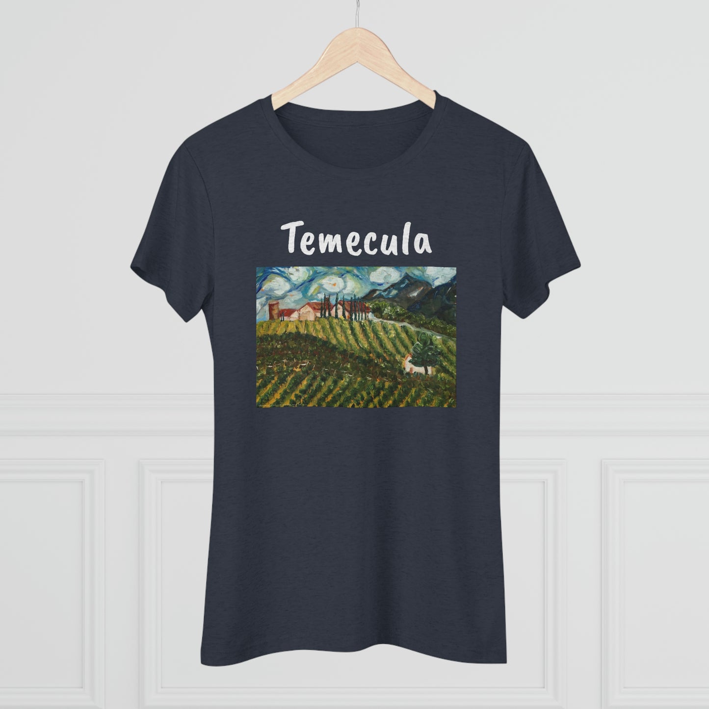 Avensole Vineyard and Winery Temecula Tee-shirt Triblend ajusté pour femmes