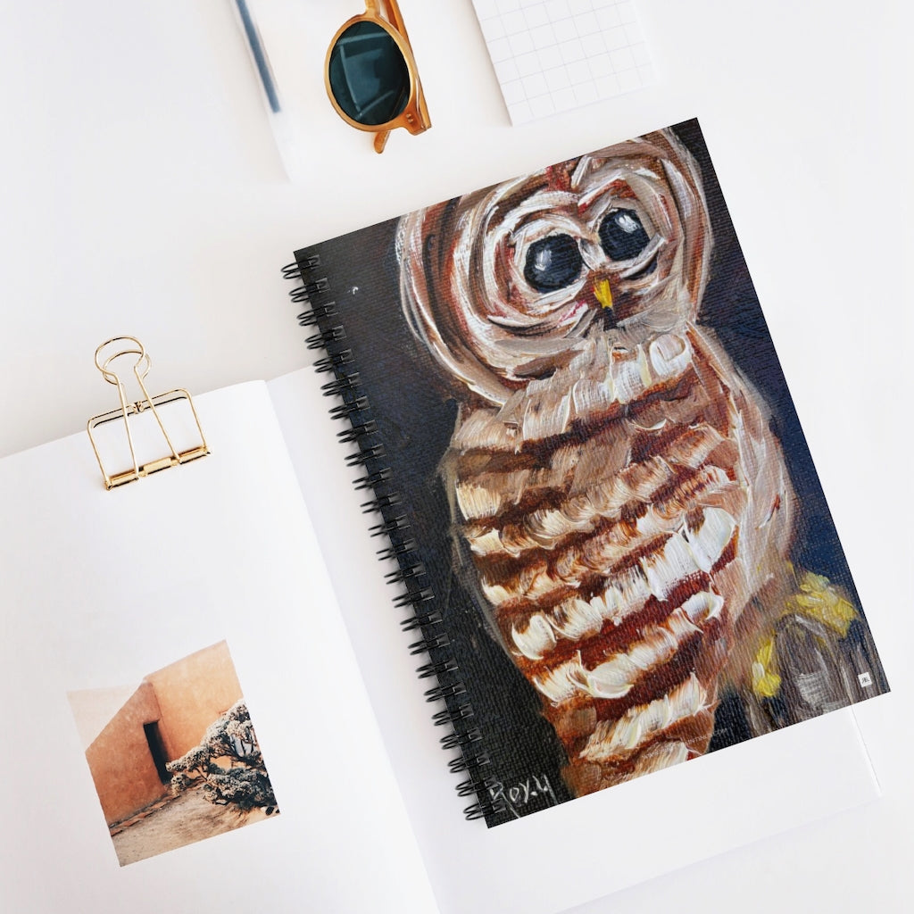 Barred Owl Spiral Notebook