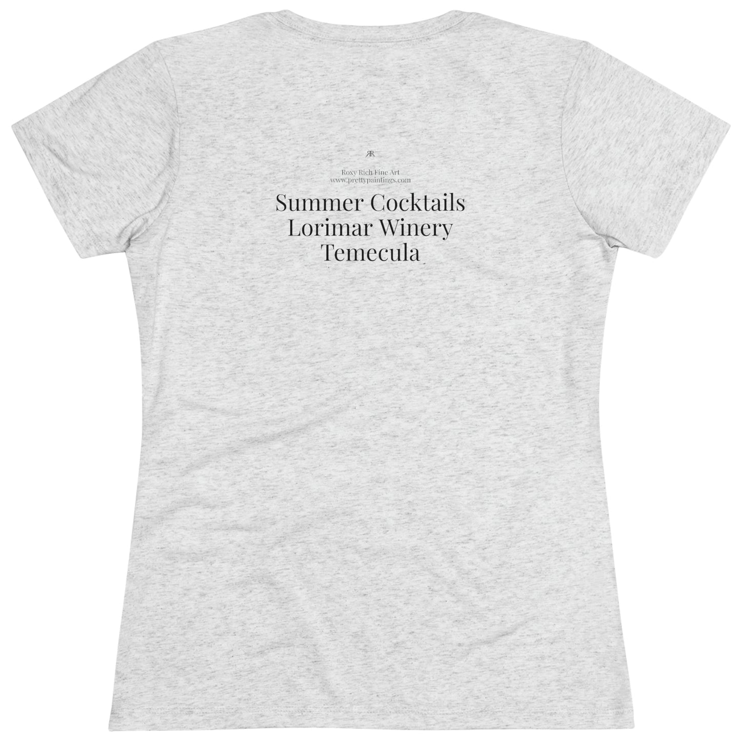 Cocktails d’été à Lorimar Winery Temecula Tee-shirt Triblend ajusté pour femmes