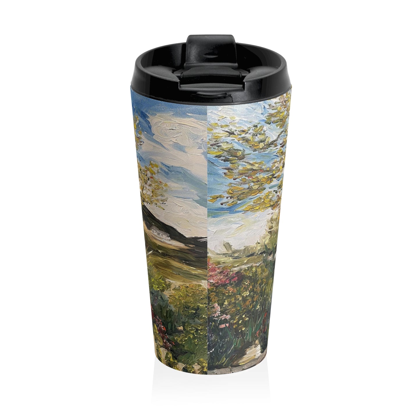 Olive Tree and Garden at GBV Temecula Stainless Steel Travel Mug