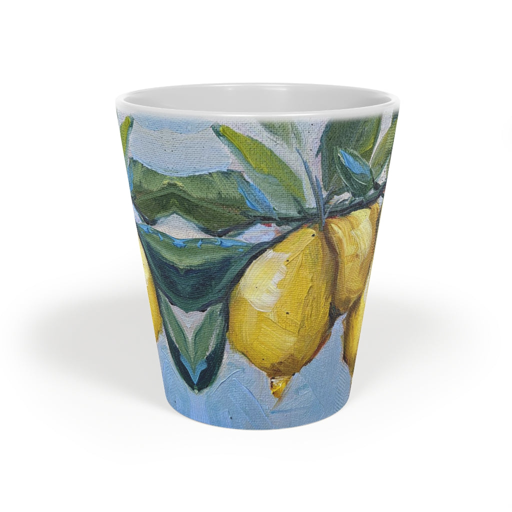 Lemons  Latte Mug, 12oz