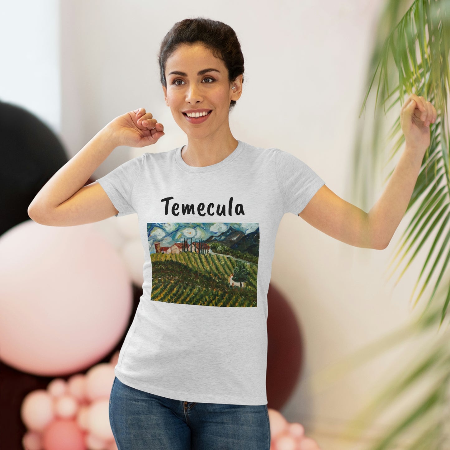 Avensole Vineyard and Winery Temecula Tee-shirt Triblend ajusté pour femmes