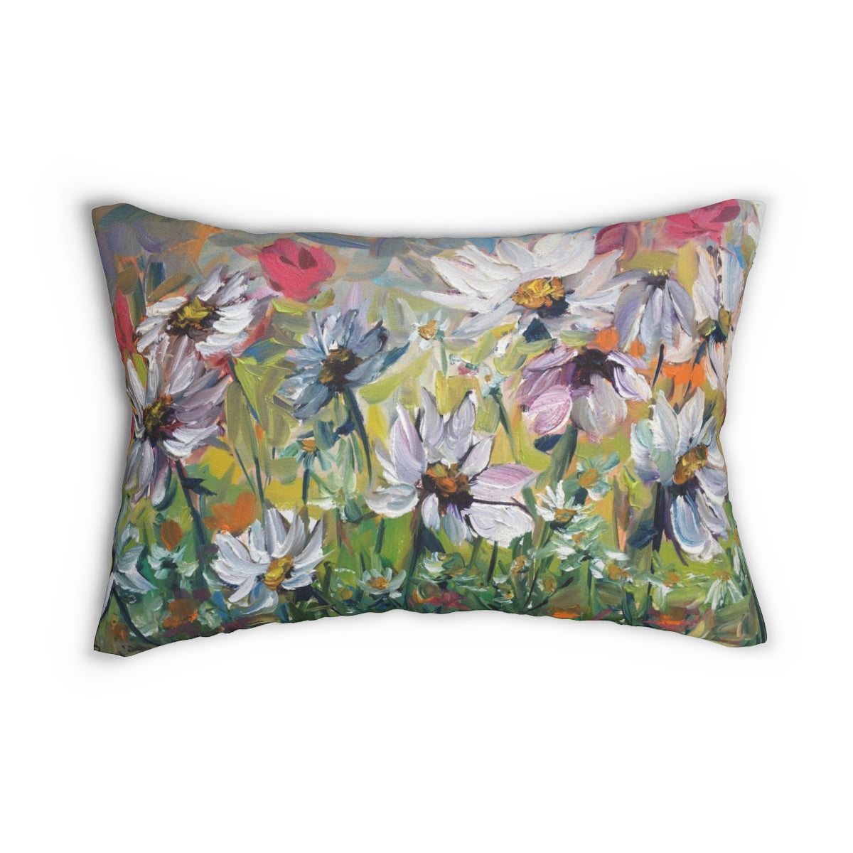 Daisy Garden Lumbar Pillow