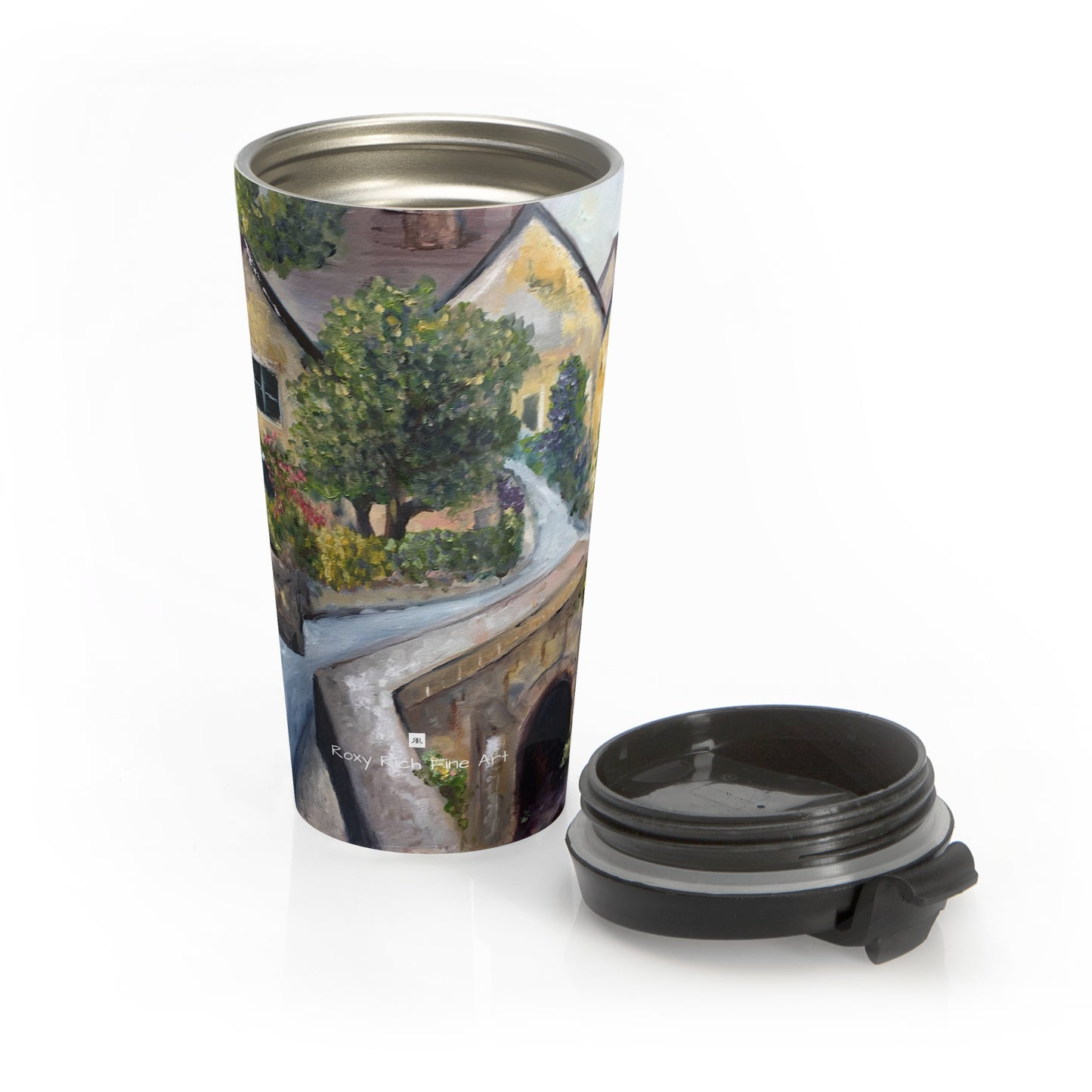 Castle Combe Cotswolds Stainless Steel Travel Mug