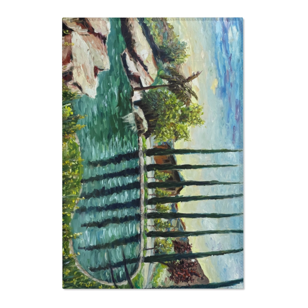 The Pond at GBV Winery Area Rug