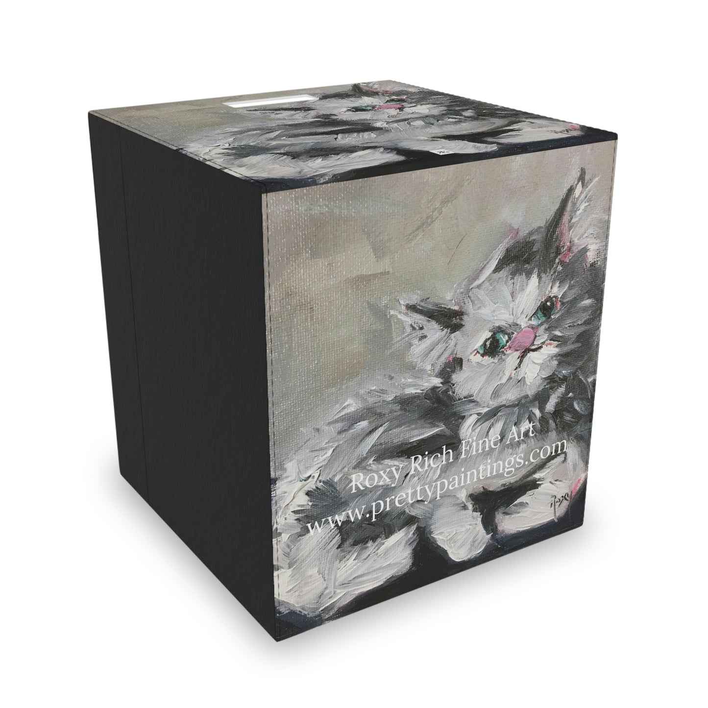 Adorable Persian Cat "Babe" Felt Storage Box