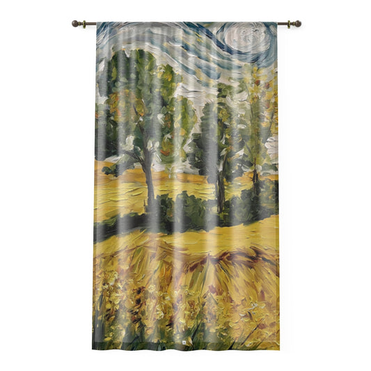 Sunny Day  84 x 50 inch Sheer Window Curtain