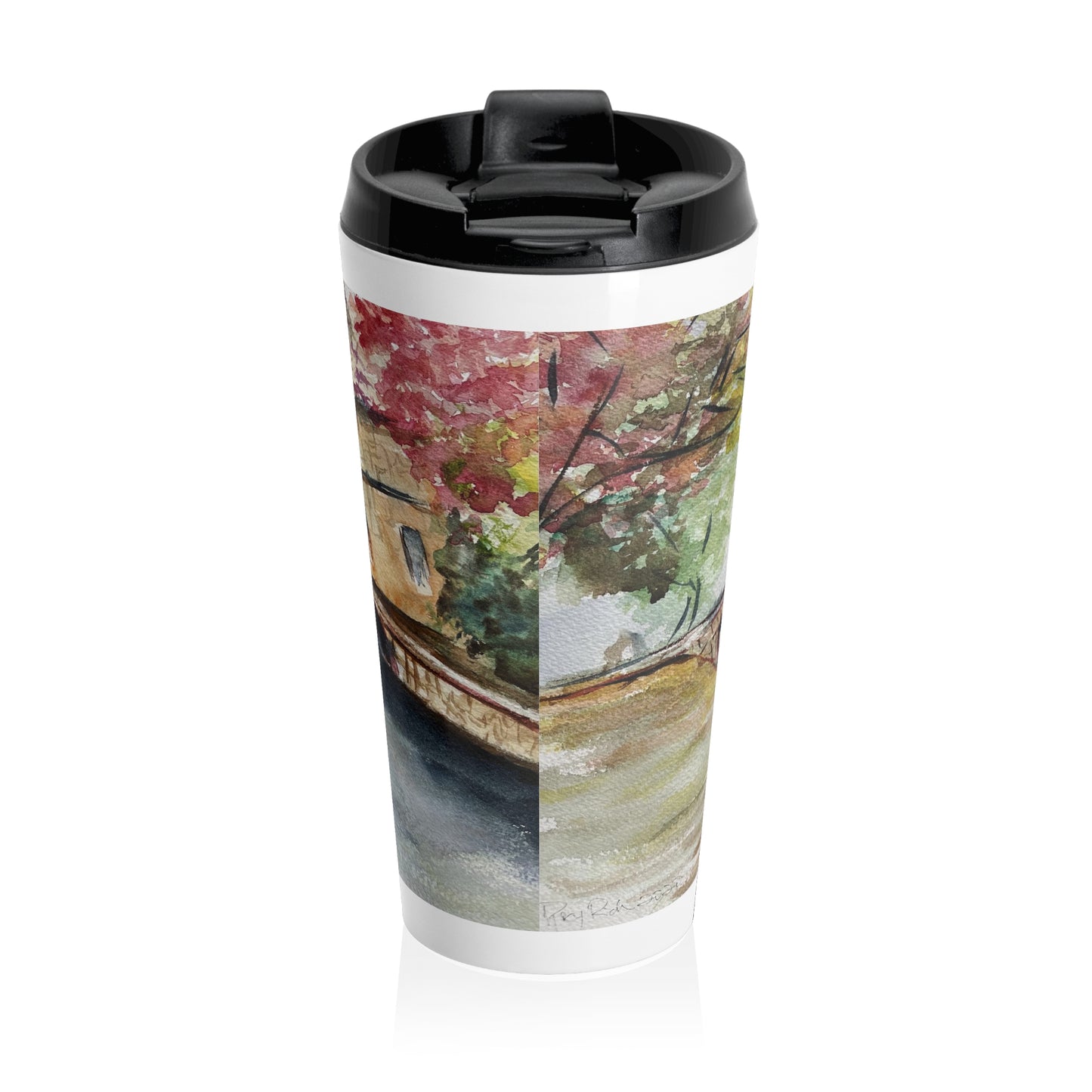 Bourton on the Water Cotswolds Stainless Steel Travel Mug