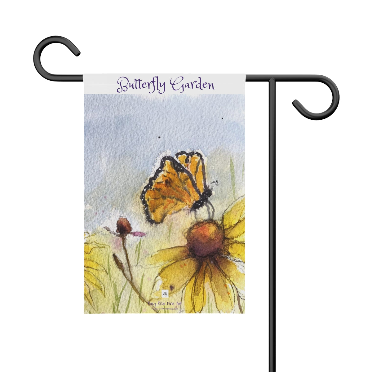 Monarch Butterfly Garden Banner