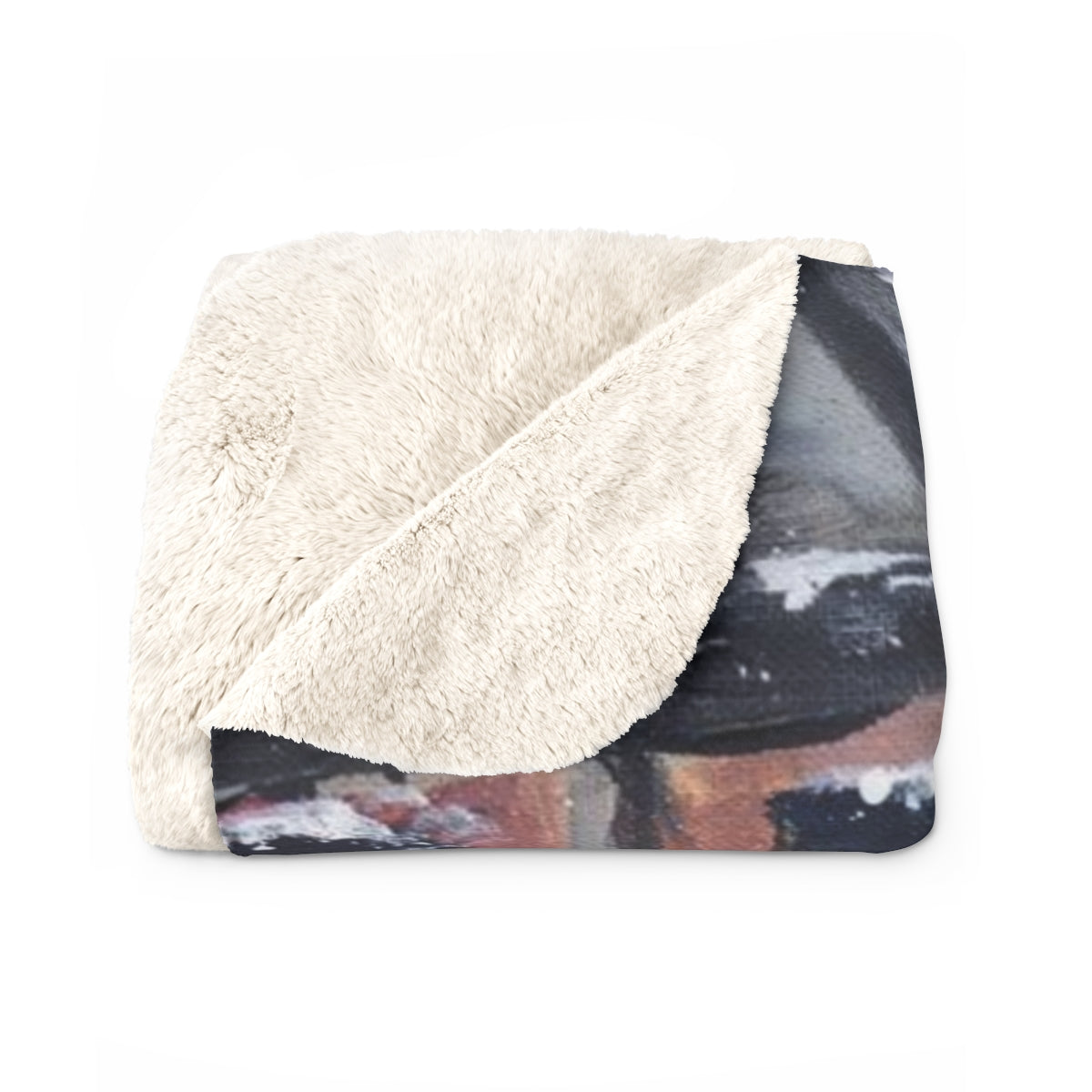 Snowy Morning (Boston) Sherpa Fleece Blanket