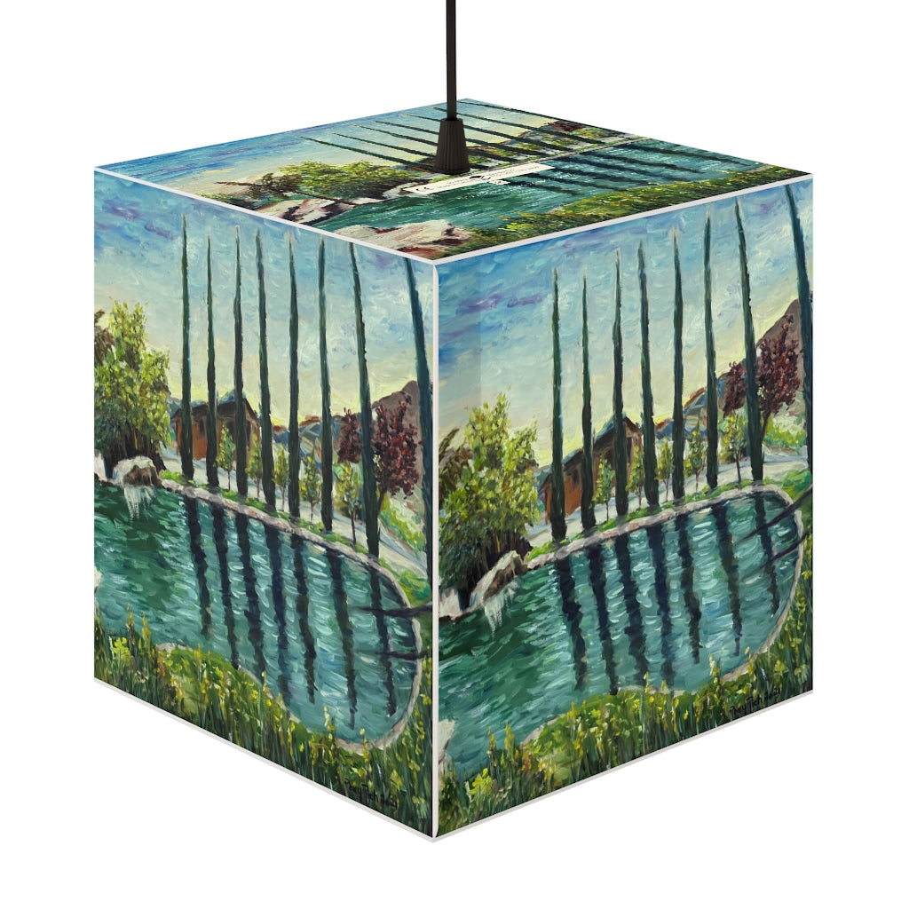 "The Pond"  GBV Winery Cube Lamp