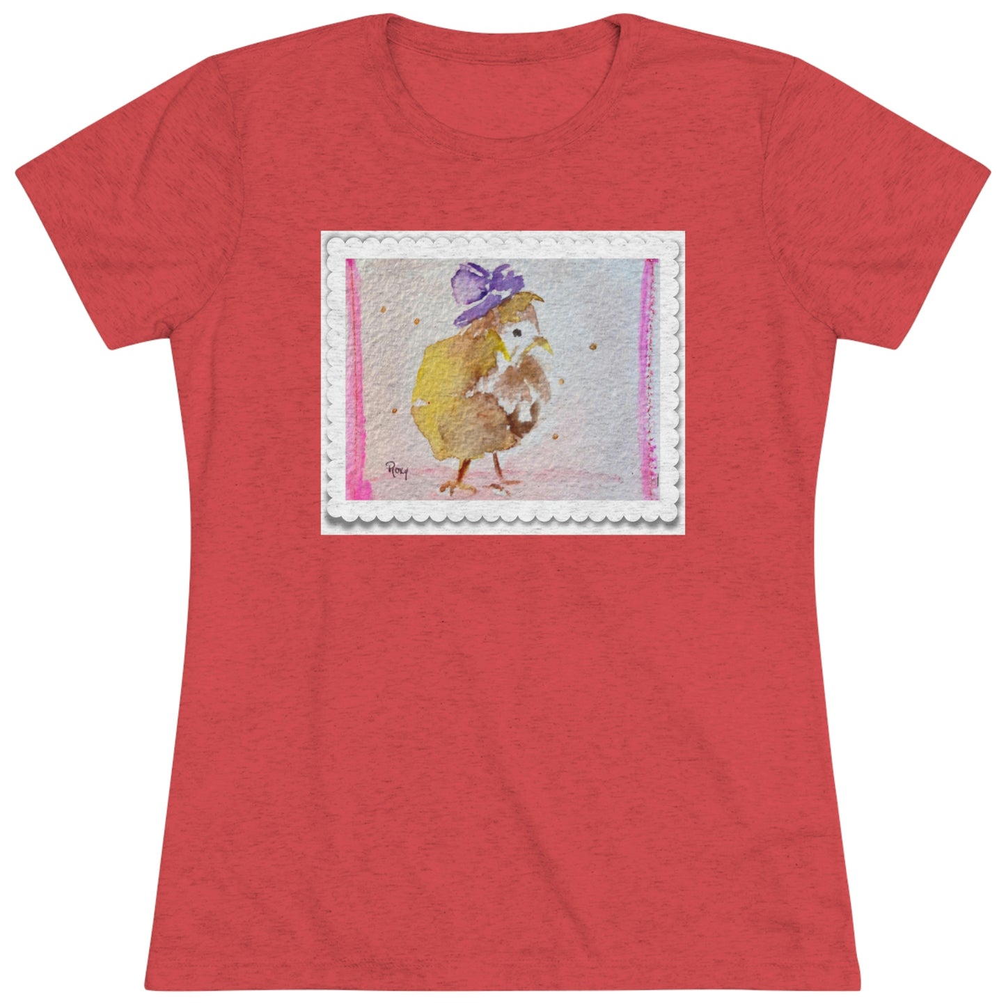 Fascinating Chick Women's fitted Triblend Tee  tee shirt