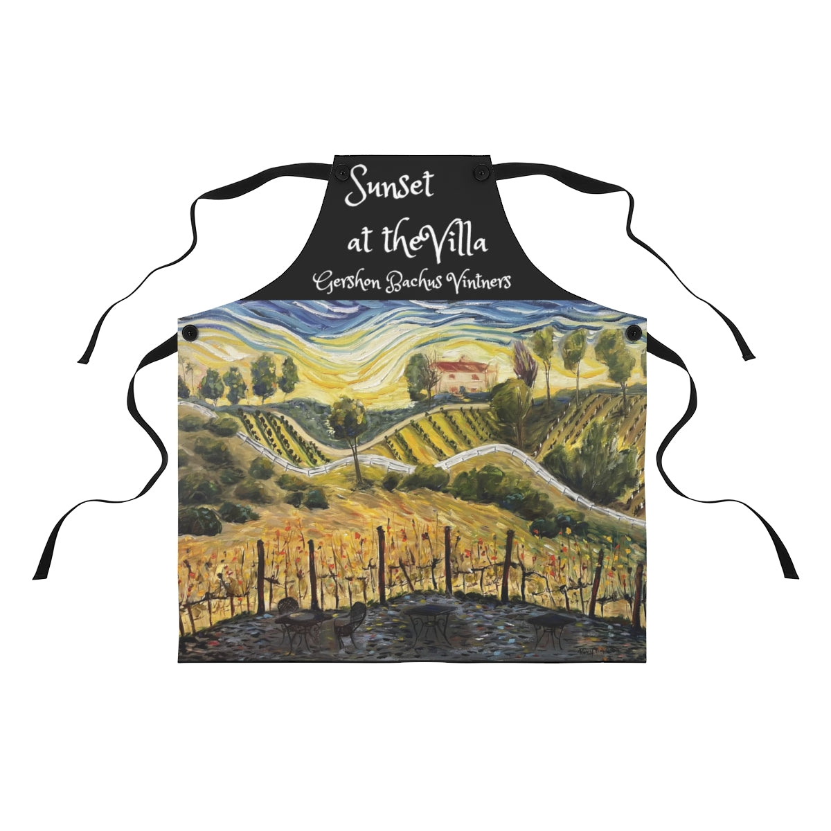 Sunset at the Villa (GBV Winery) Apron